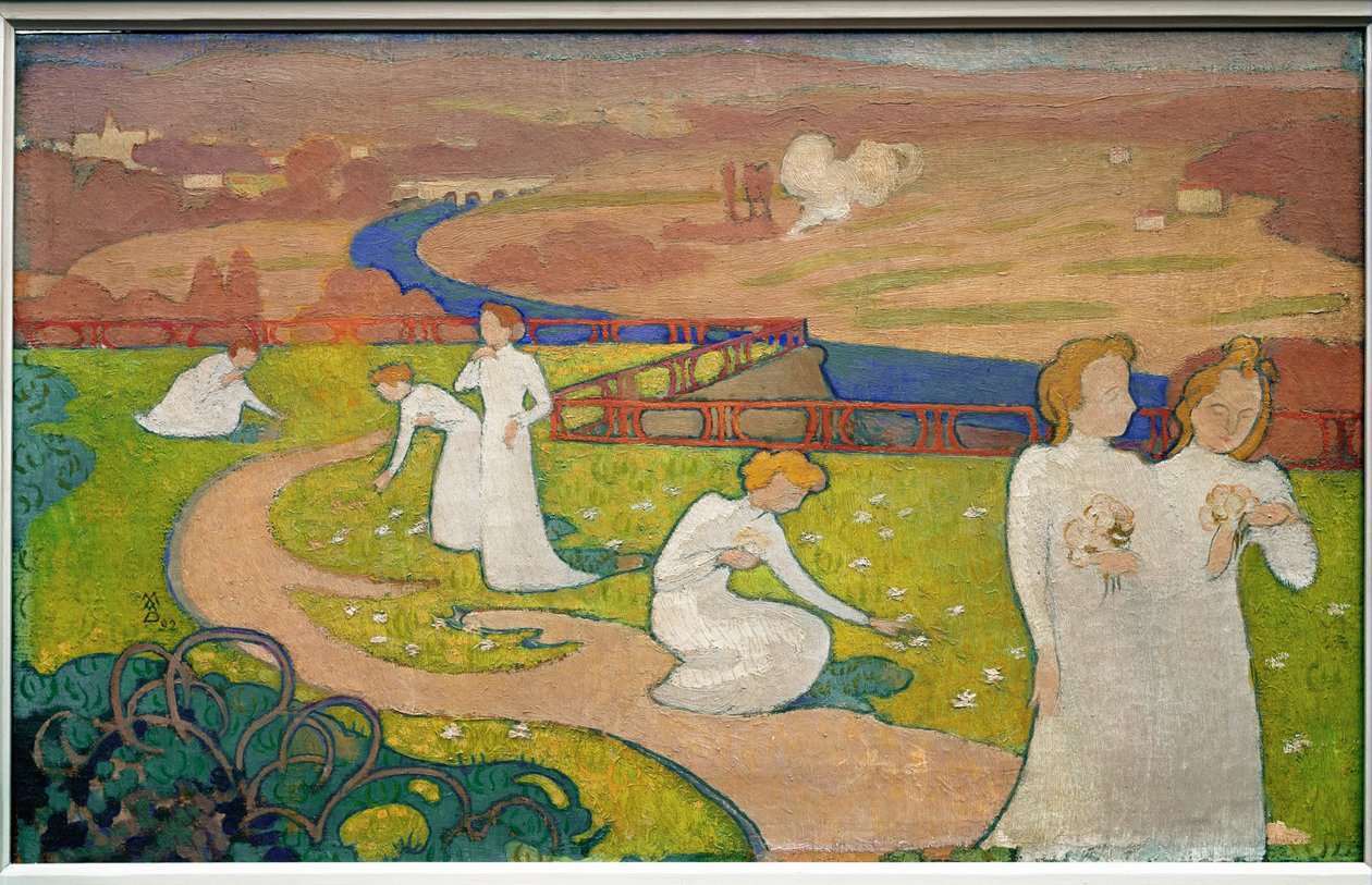 Avril (olja på duk) av Maurice Denis