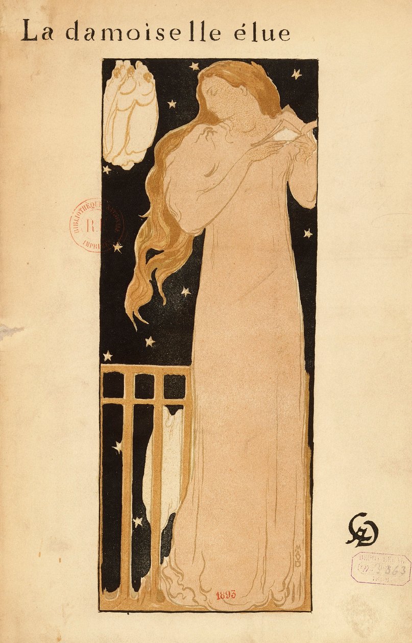 Claude-Achille Debussy (1862-1918), Den utvalda flickan av Maurice Denis