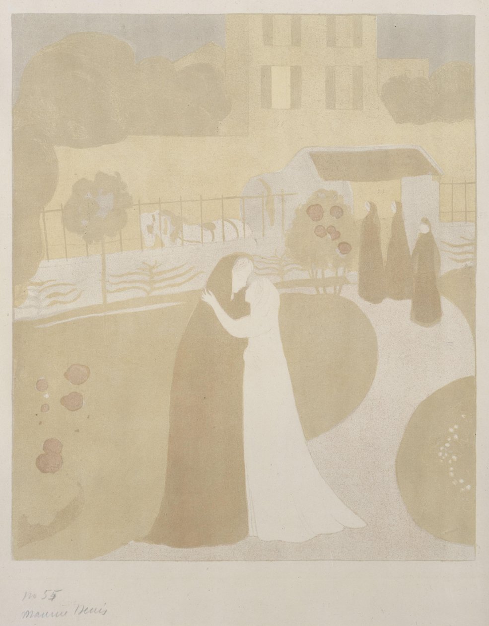 Marie besök hos Elisabet av Maurice Denis
