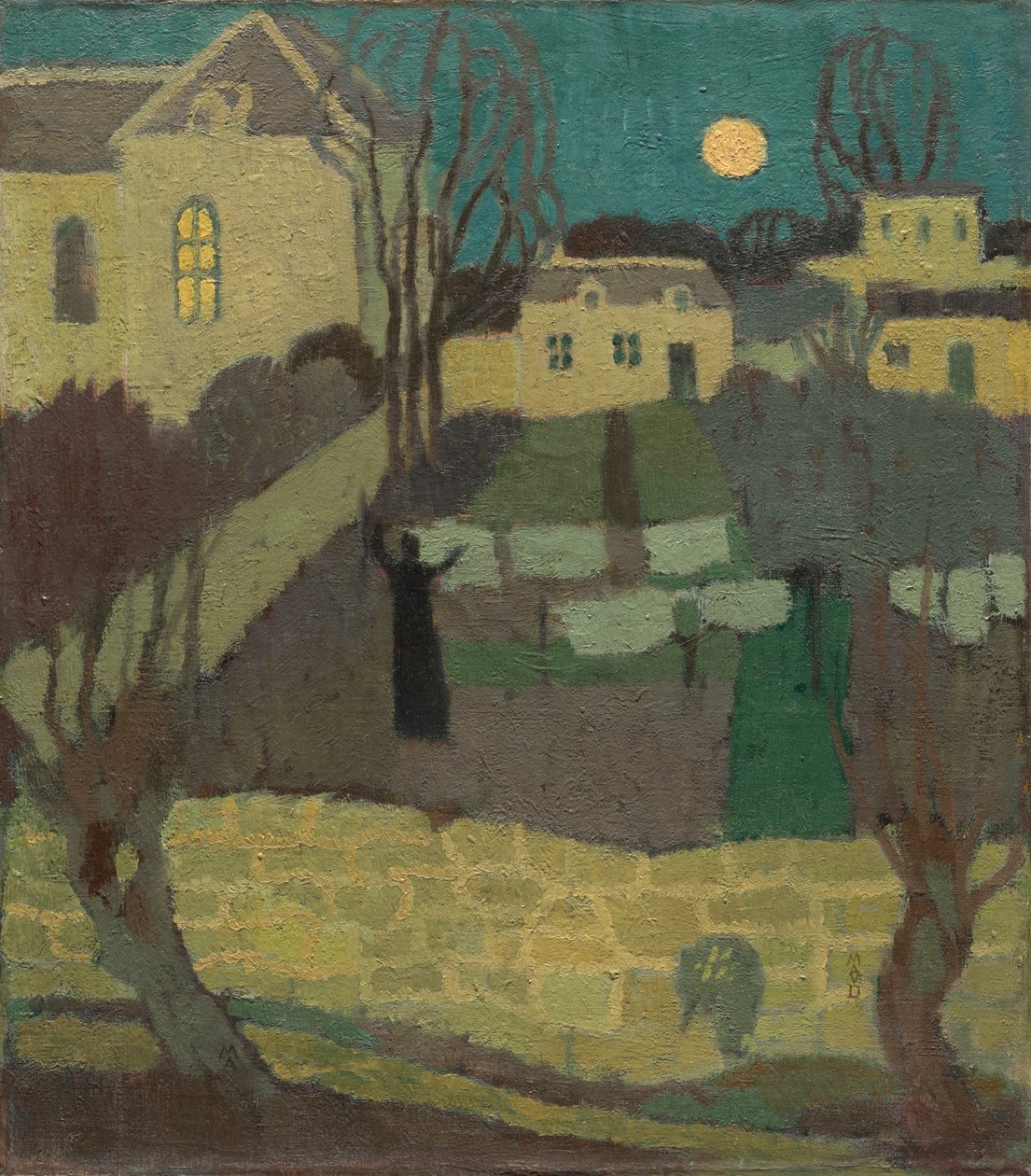 Torkning av linnet, eller månuppgång vid prioratet av Maurice Denis