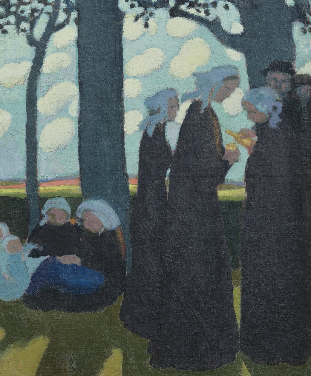 Kväll nära Binic, ca 1895 av Maurice Denis