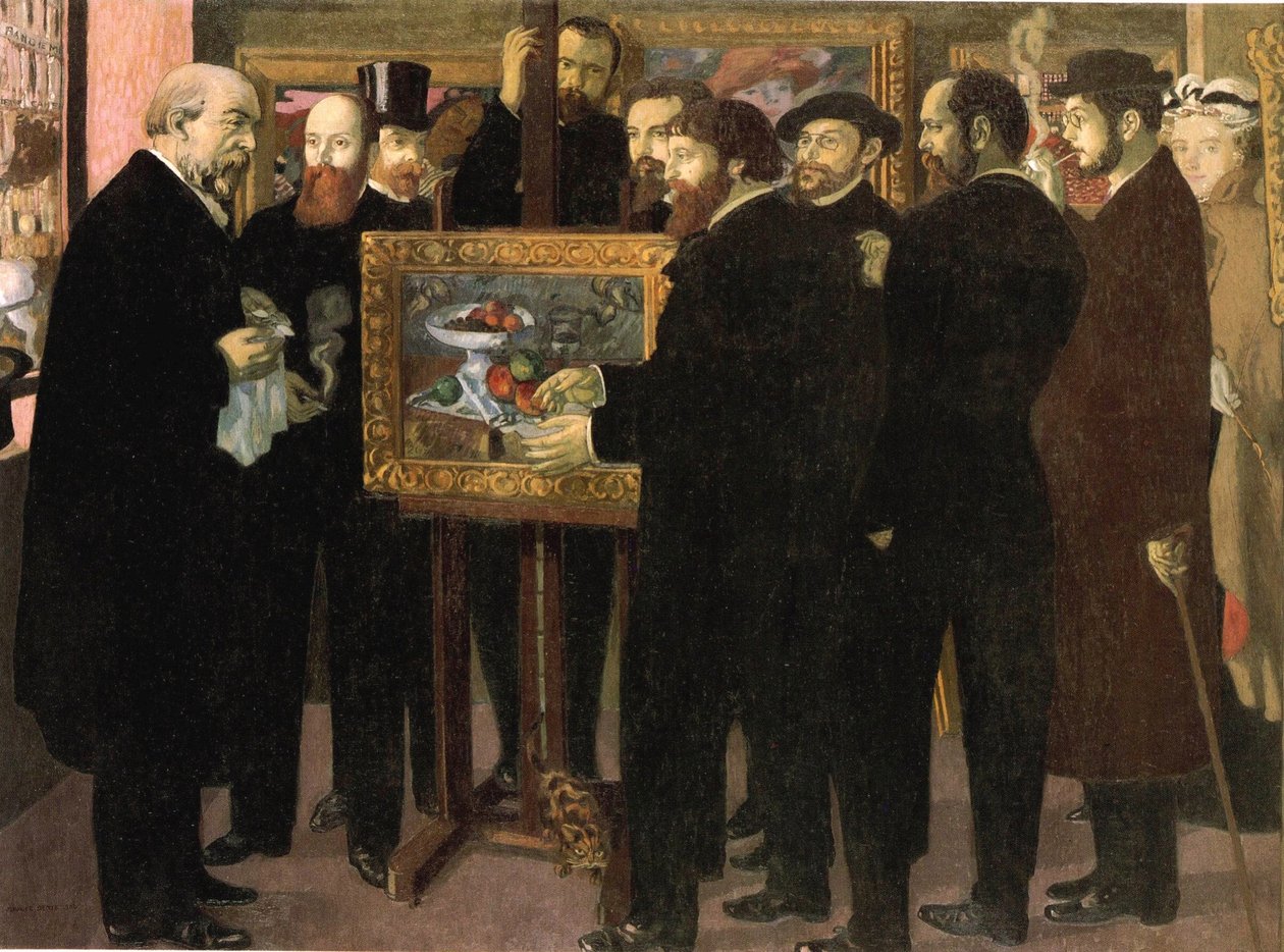 Hyllning till Cezanne, 1900 av Maurice Denis