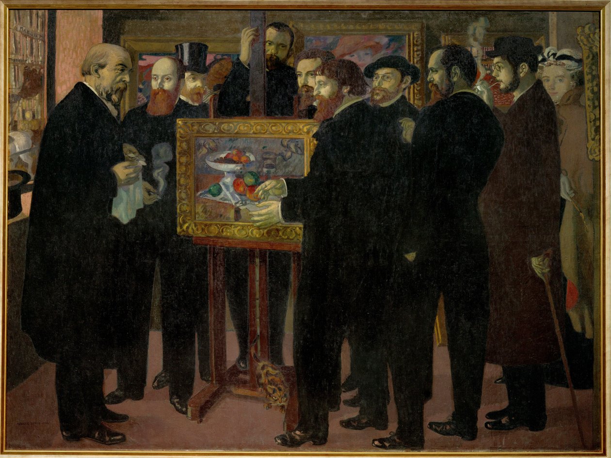 Hommage till Cezanne av Maurice Denis
