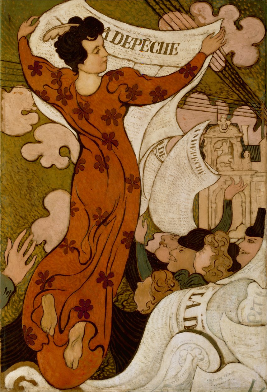 The Toulouse Dispatch, 1892 av Maurice Denis