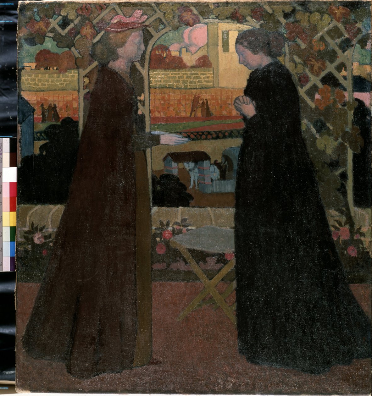 Besöket. Målning av Maurice Denis (1870-1943) av Maurice Denis