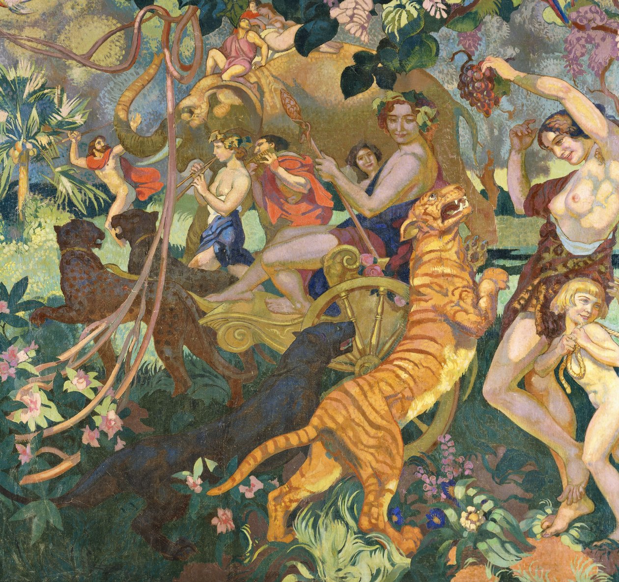 Le Bacchanelle Du Tigre Royal, av Maurice Denis