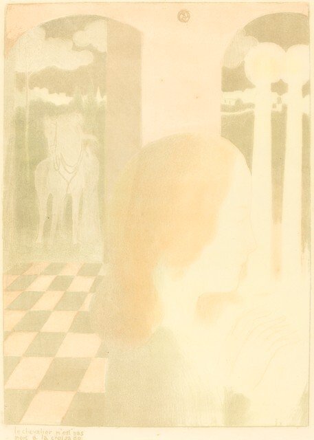 Riddaren dog inte på korståget av Maurice Denis