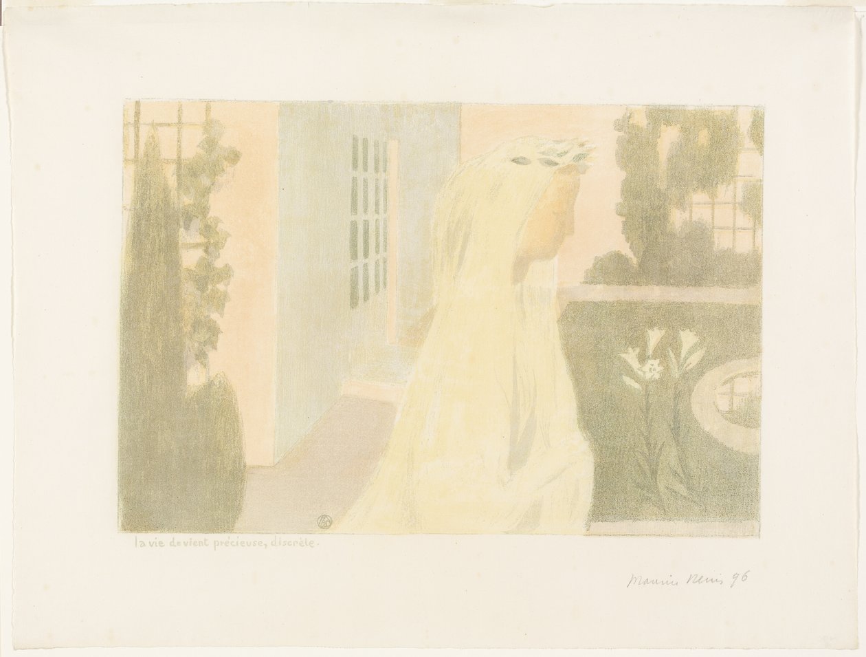 Livet blir dyrbart, diskret, tallrik elva från Love av Maurice Denis