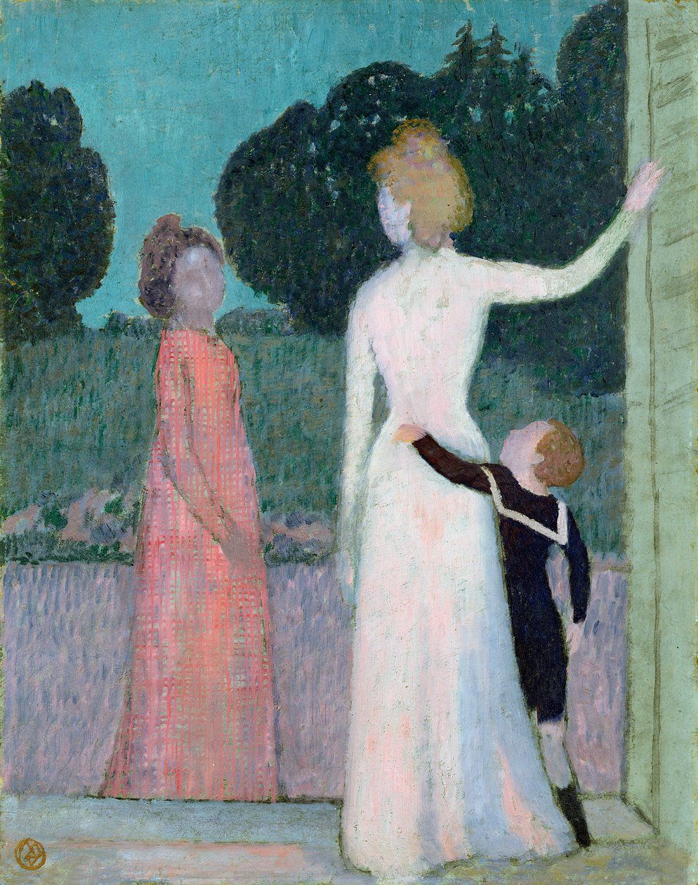 Madame Adrien Mithouard och hennes son Jacques, 1903 (pastell på kartong) av Maurice Denis