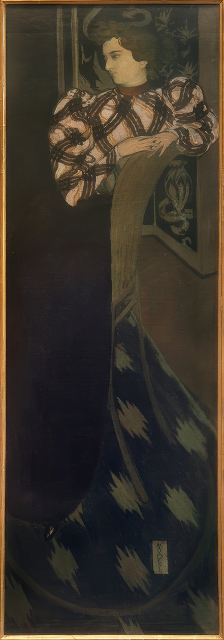 Madame Ranson i grönt av Maurice Denis