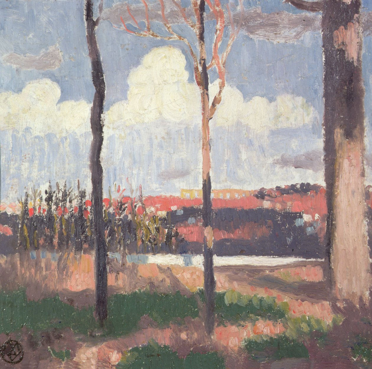 Marly akvedukten sett från Pecq av Maurice Denis