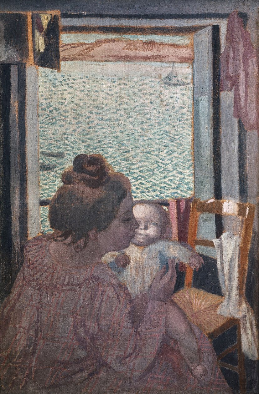 Moderskap vid fönstret av Maurice Denis