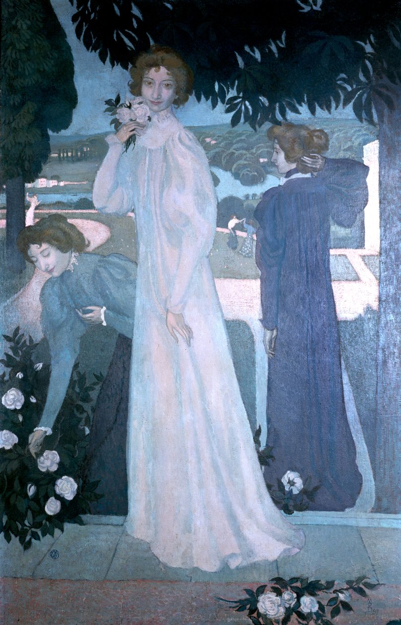 Porträtt av Yvonne Lerolle, 1897 av Maurice Denis