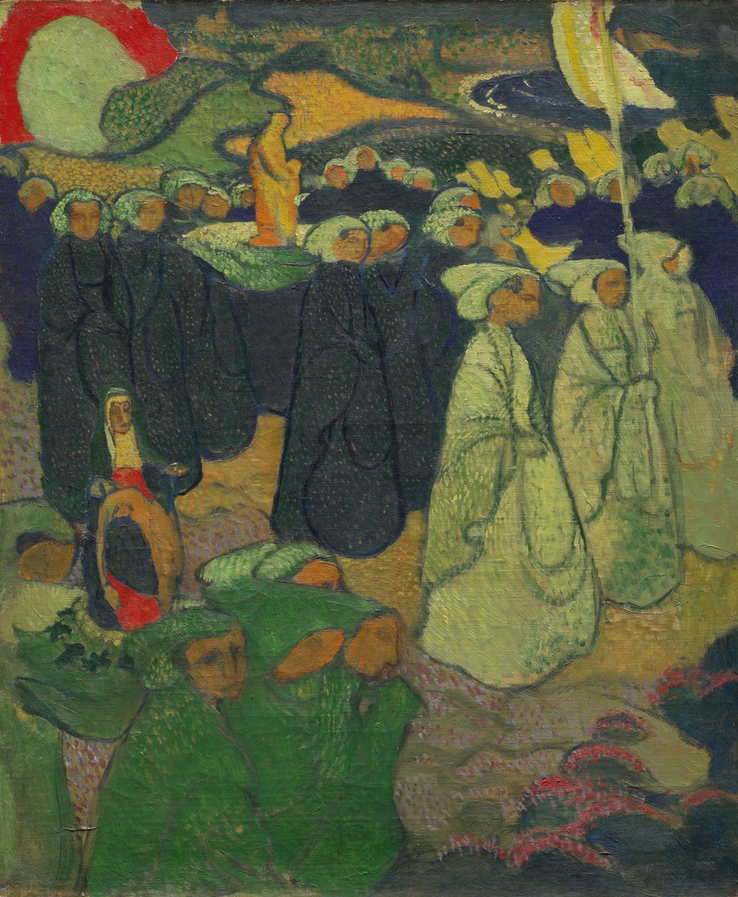 Prozession oder Pardon in Perros-Guirec av Maurice Denis