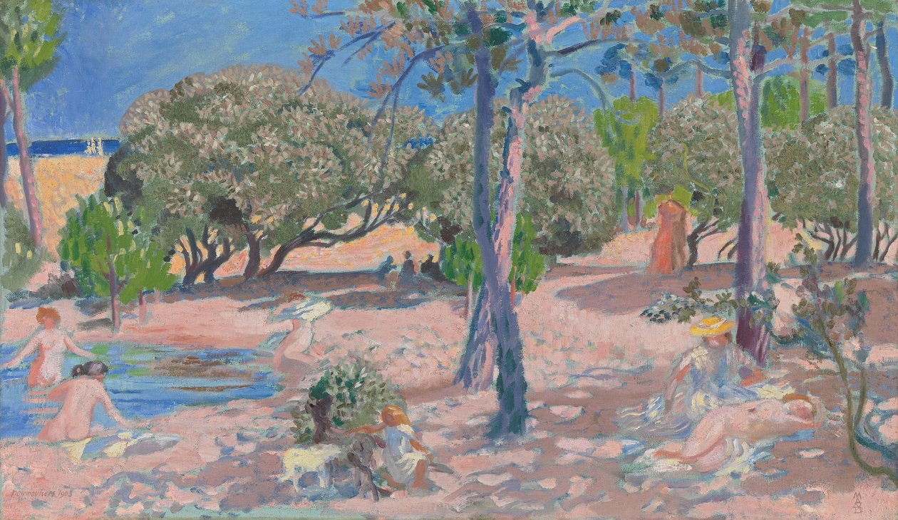 Sommardag på ön Noirmoutier av Maurice Denis