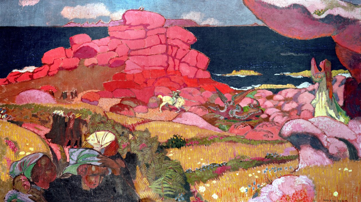 Sankt Georg och draken av Maurice Denis