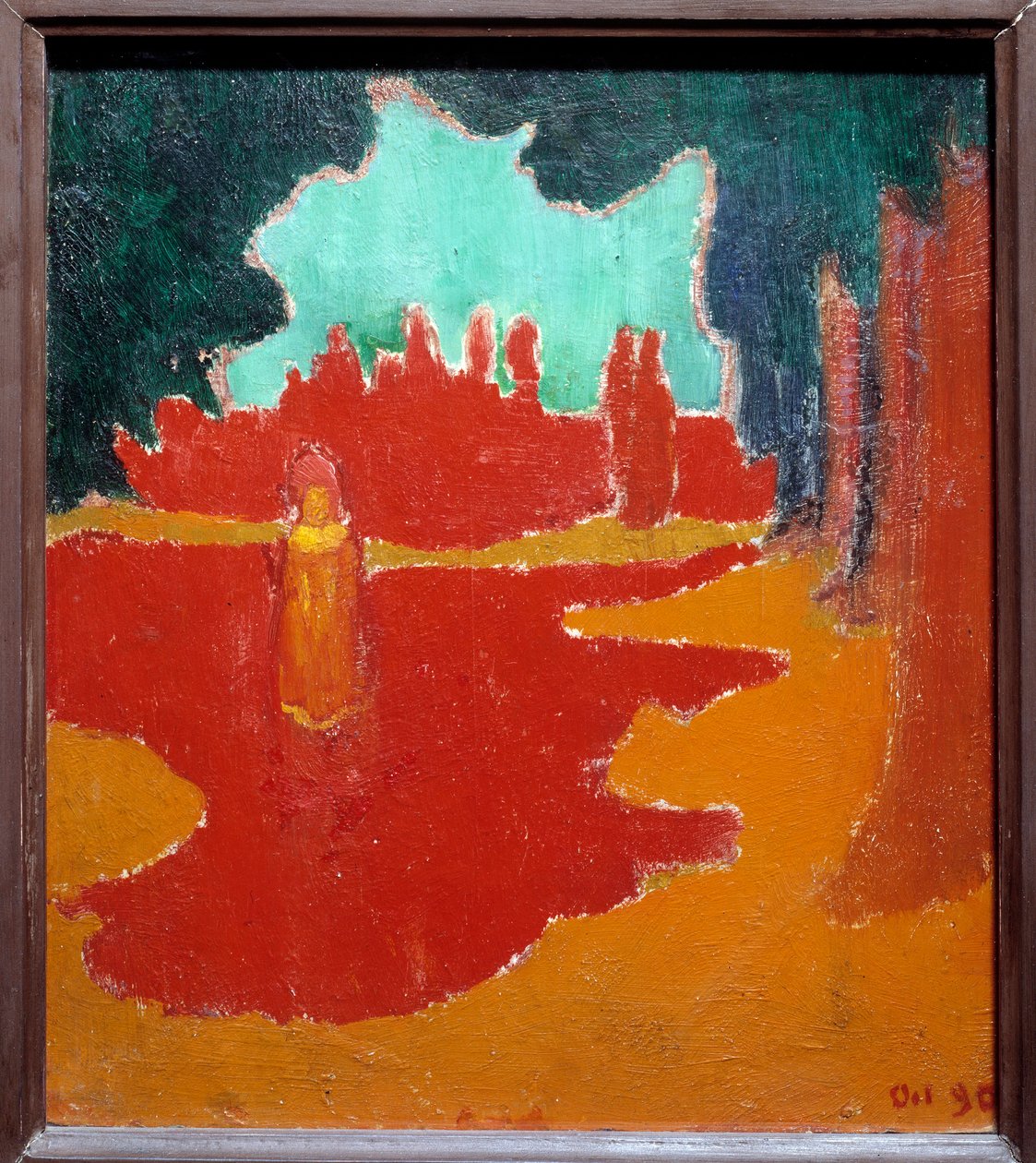 Solfläckar på terrassen. Målning av Maurice Denis (1870-1943) av Maurice Denis