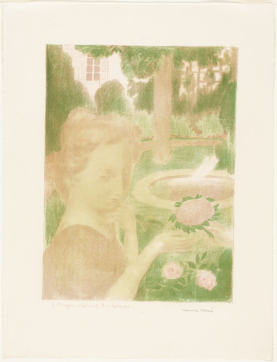 Morgonbuketten, Tears, tallrik tre från Love av Maurice Denis