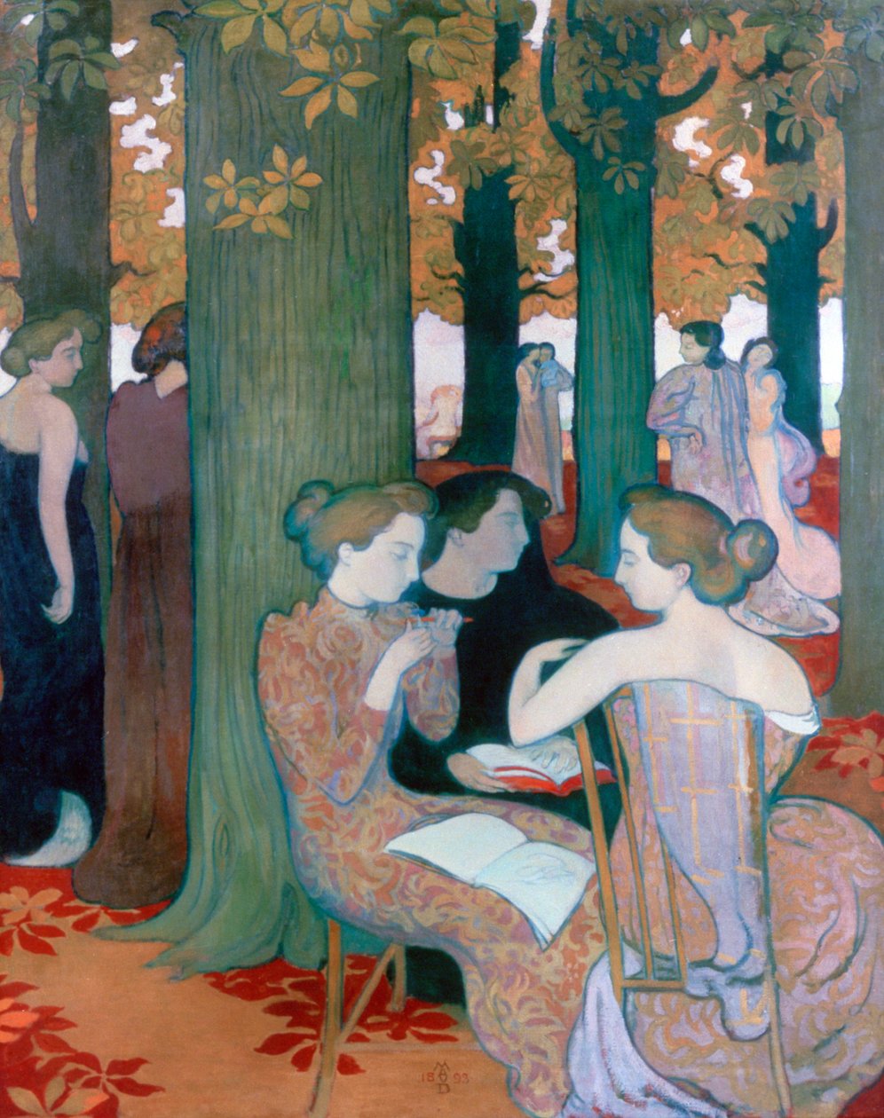 Muserna, 1893 av Maurice Denis