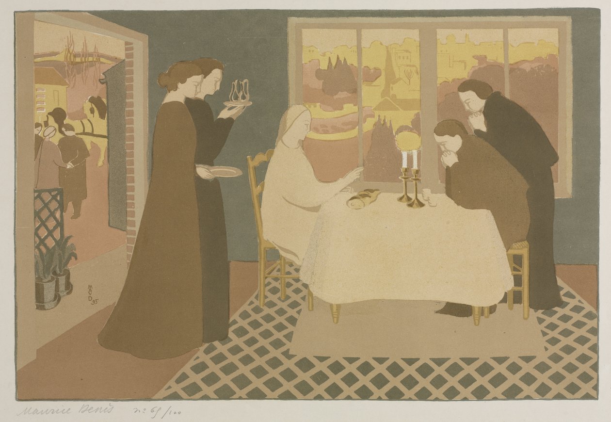 Pilgrimerna i Emmaus av Maurice Denis