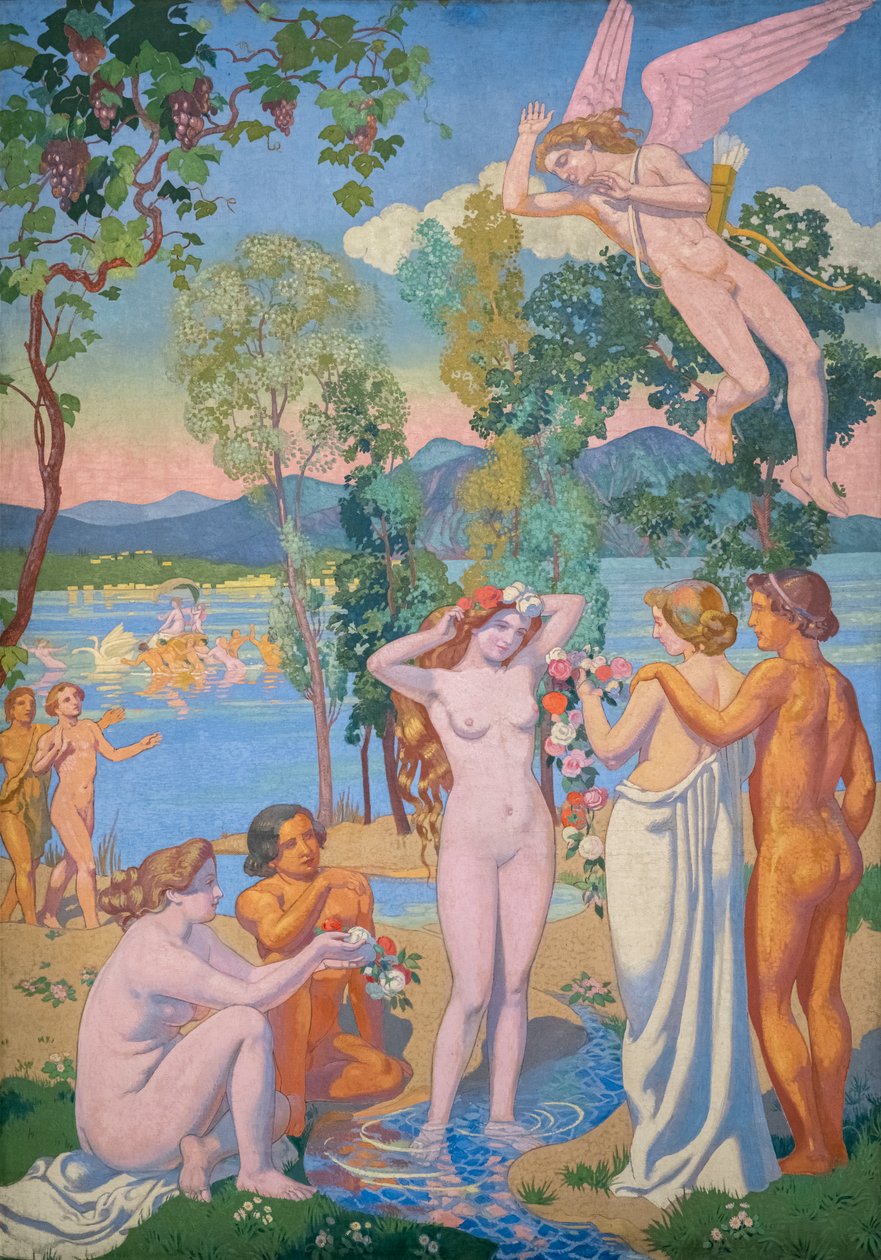 The Story of Psyche, panel I. Eros är drabbad av Psyche