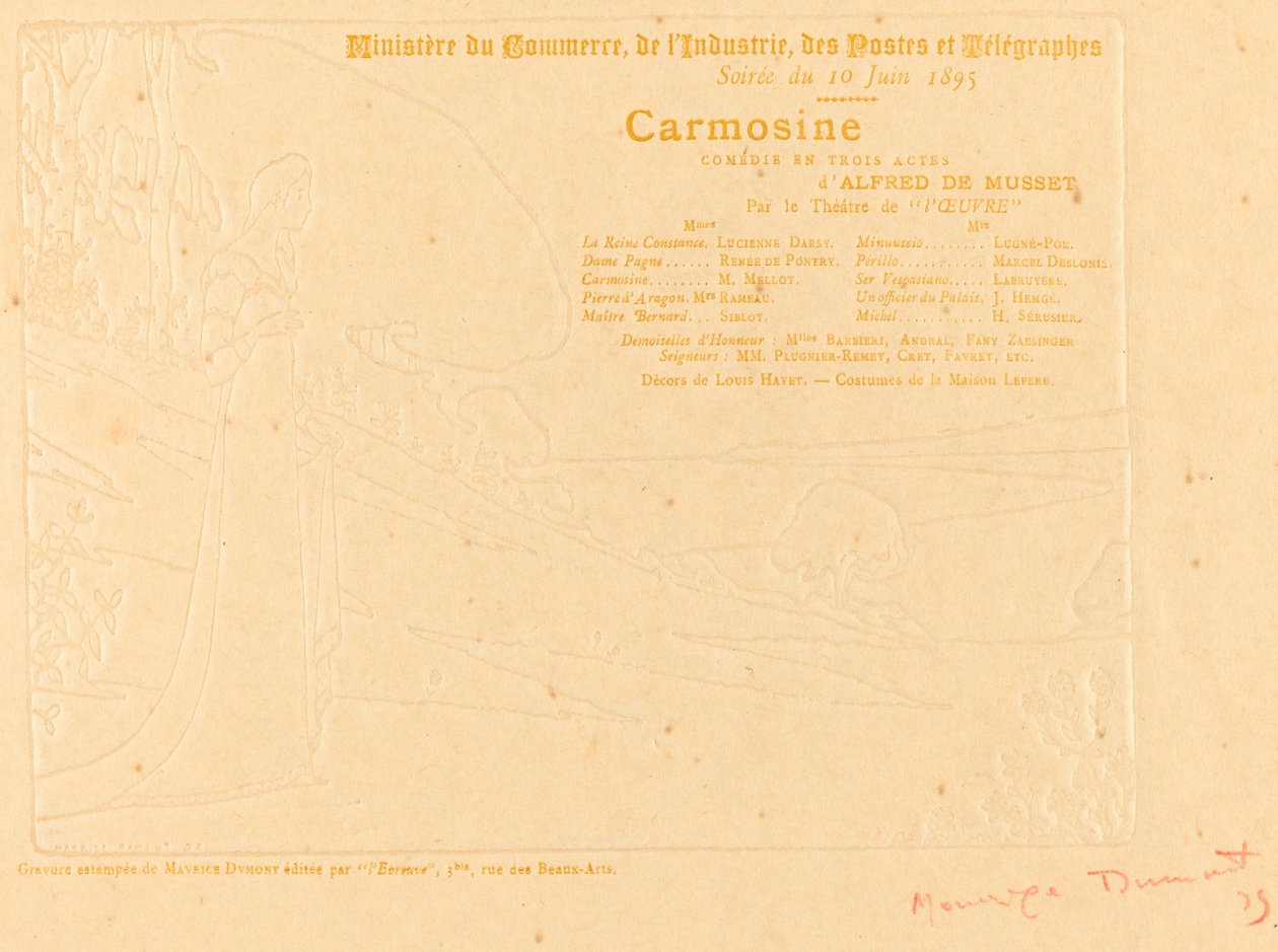 Karmoisin av Maurice Dumont