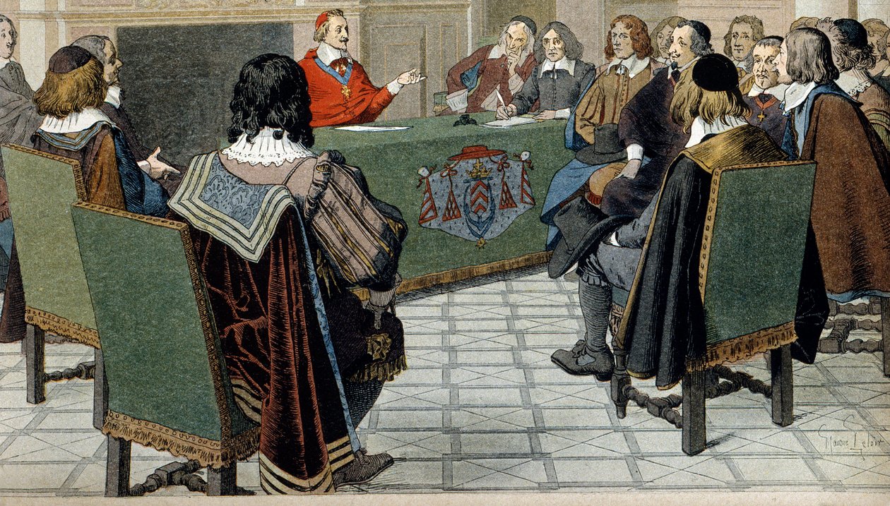 Frankrikes historia: Kardinal Richelieu (Armand Jean du Plessis av Maurice Leloir