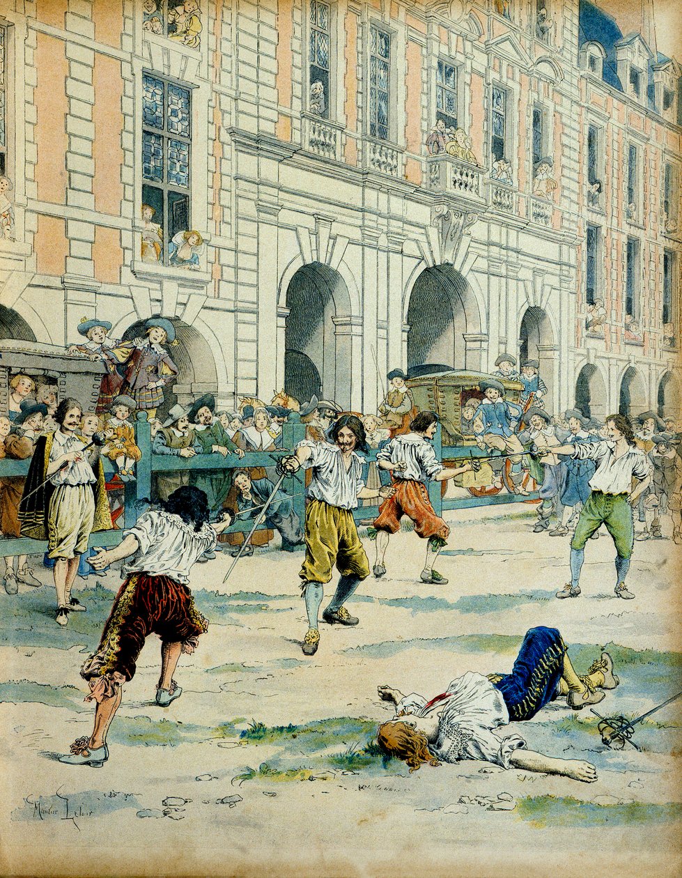 Frankrikes historia: Ny redigering (lag) av kardinal Richelieu (Armand Jean du Plessis av Maurice Leloir