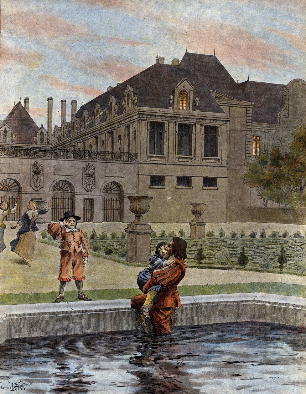 Ludvig XIV, känd som Le Roi-Soleil (Kung Soleil eller Ludvig den Store av Maurice Leloir