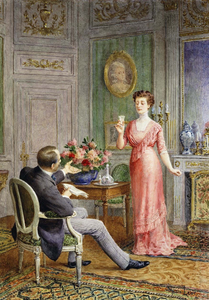 Scener från La Rampe av Maurice Leloir