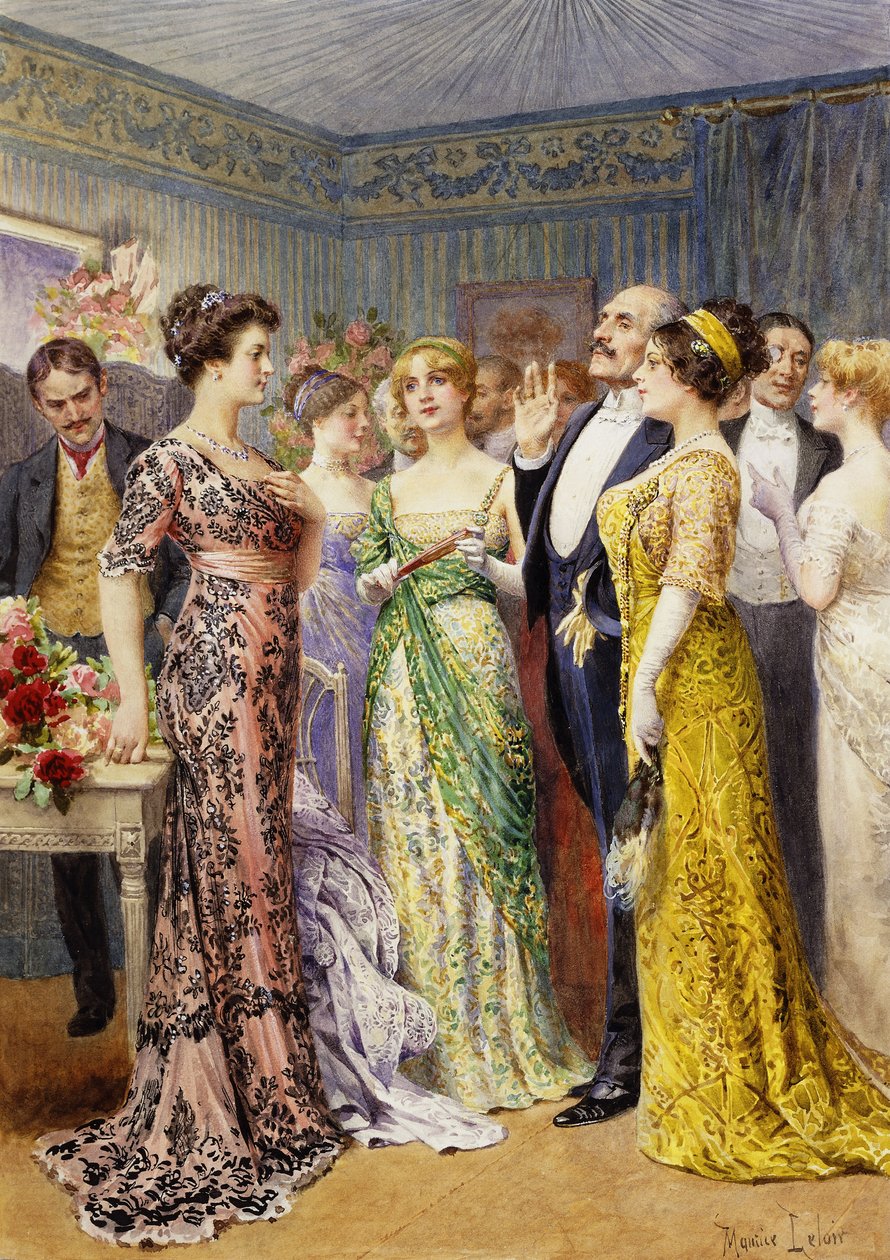 Scener från La Rampe av Maurice Leloir