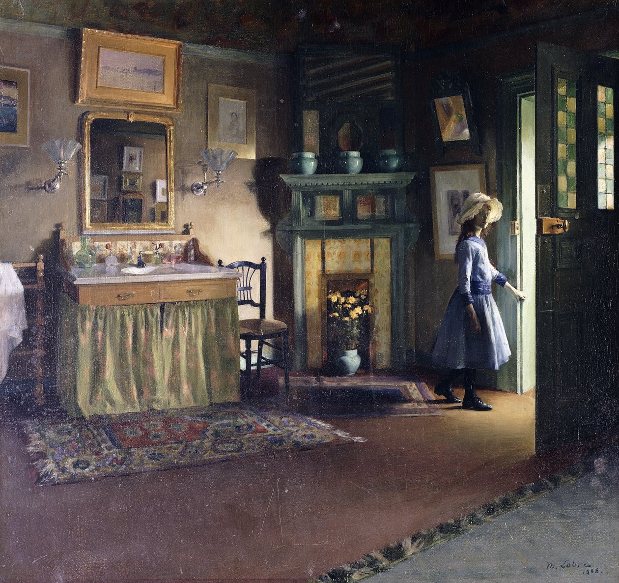 Badrum av Jacques Emile Blanch av Maurice Lobre
