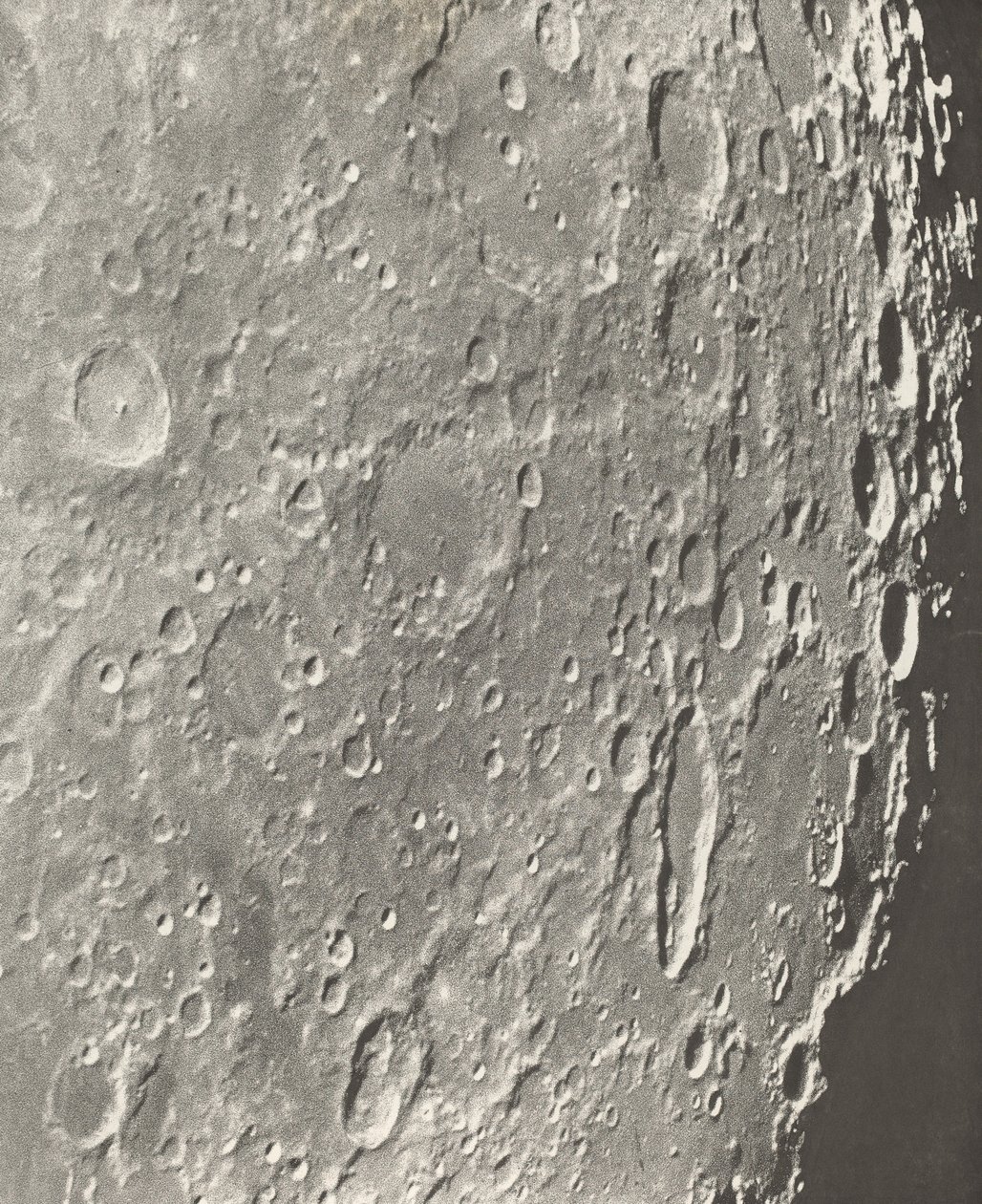 Lunar Photograph Blancanus - Tycho - Schiller, 1899 av Maurice Loewy