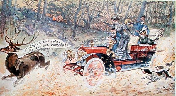 Kul! Jag är klar för, de har en Mercedes av Maurice Louis Henri Neumont
