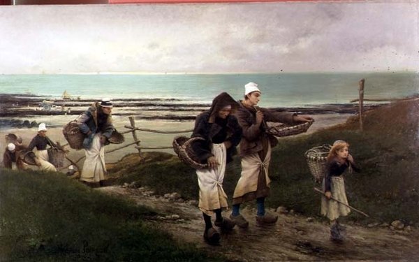 Bretonska scenen av Maurice Poirson