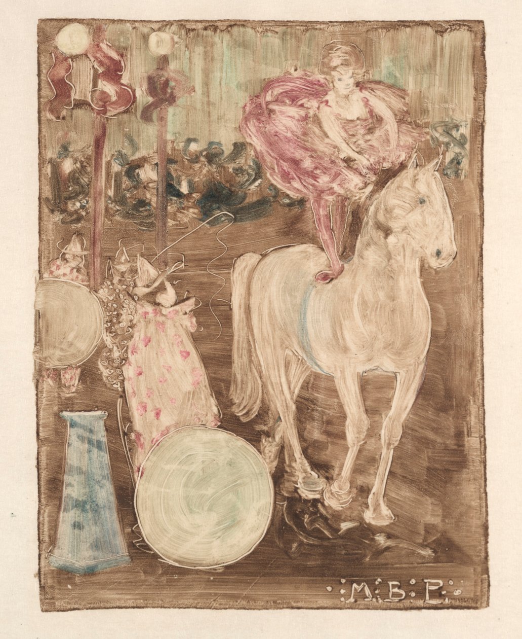 Bareback ryttare av Maurice Prendergast