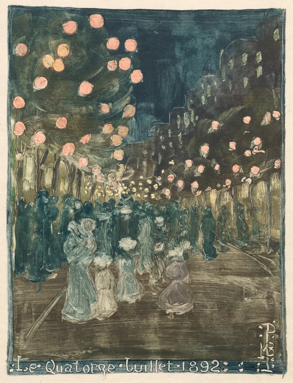 Bastilledagen av Maurice Prendergast