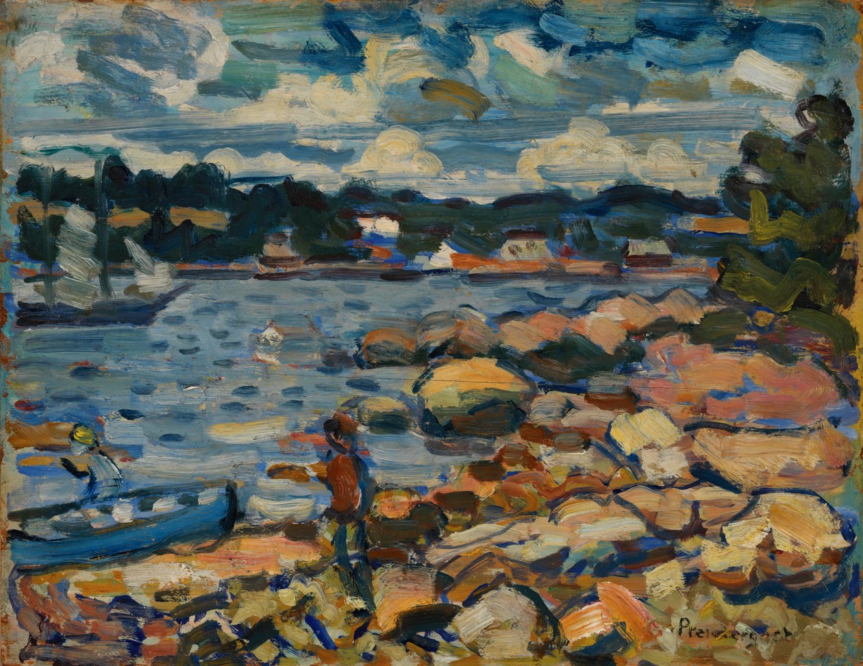 Brooksville, Maine (River & Rocks) av Maurice Prendergast