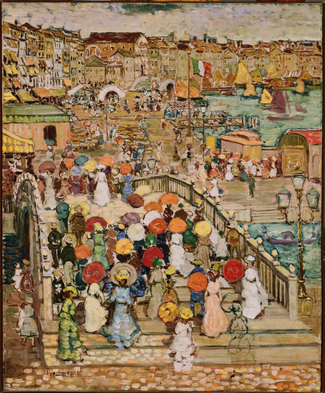 Ponte della Paglia av Maurice Prendergast