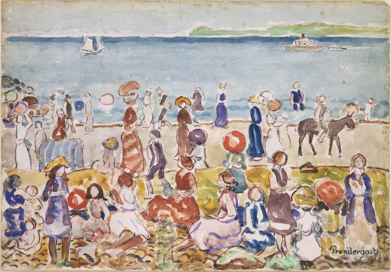 Revere Beach nr 2 av Maurice Prendergast