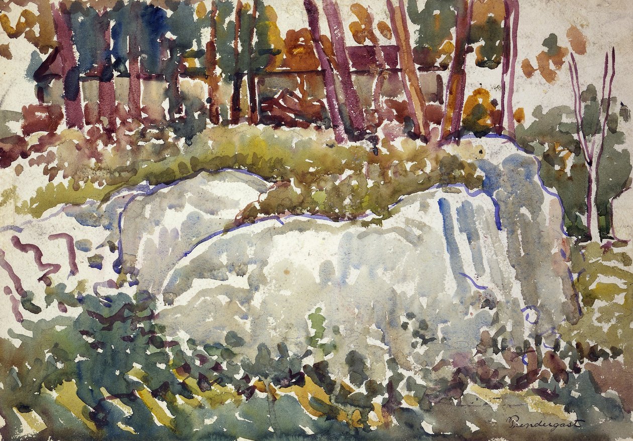 Klippor, Maine av Maurice Prendergast
