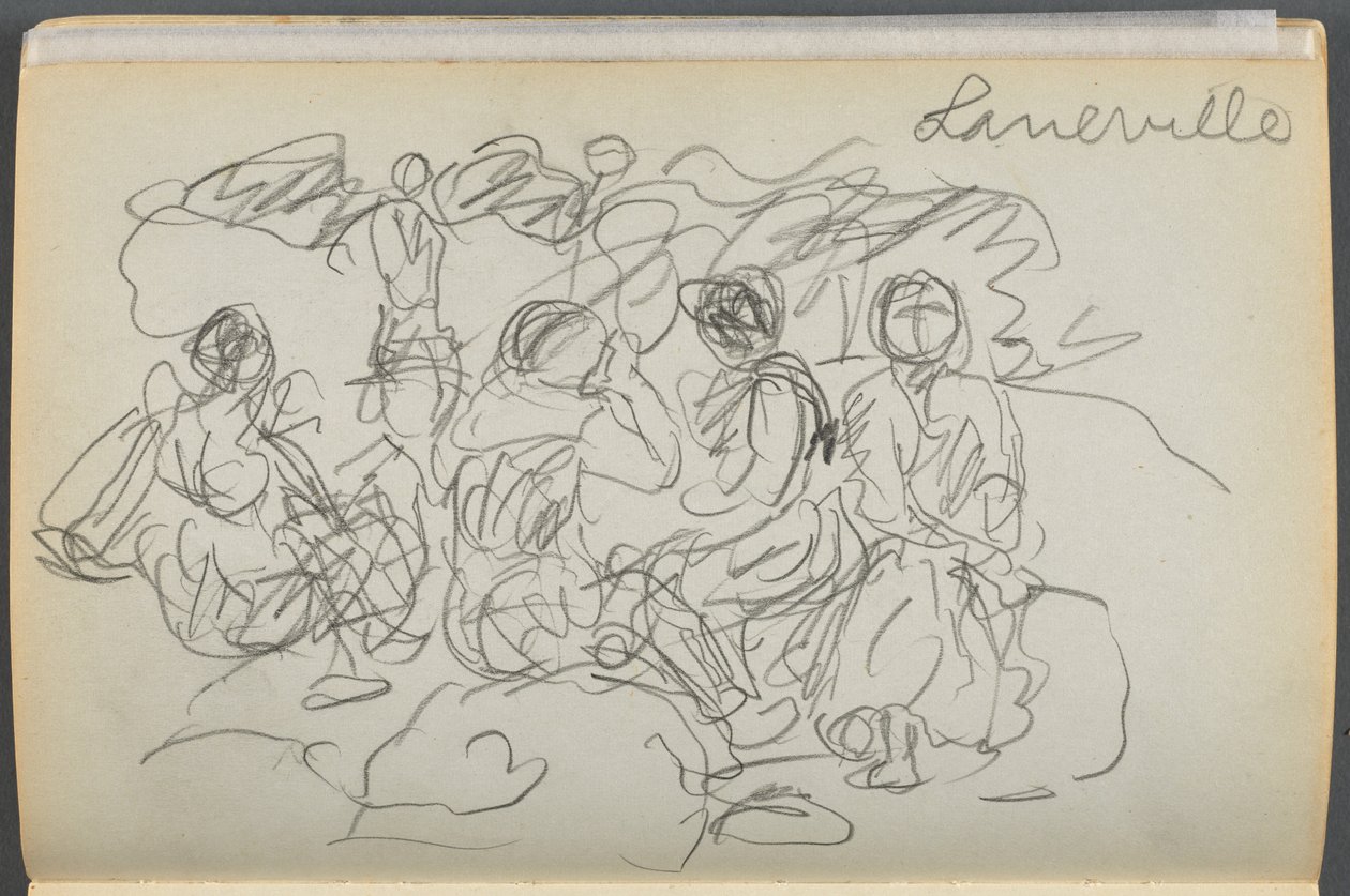 Skissbok - The Granite Shore Hotel, Rockport, sidan 062: "Laneville" av Maurice Prendergast