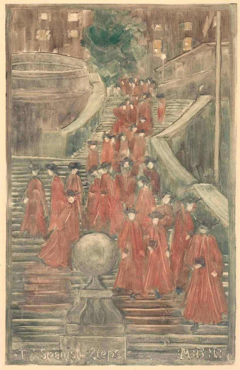 Spanska trappan av Maurice Prendergast