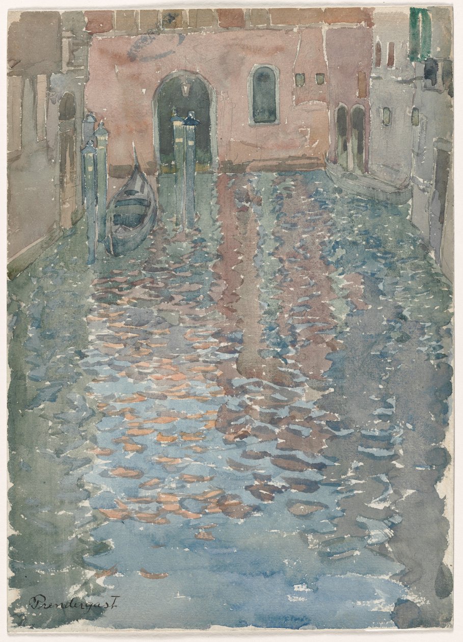 Venetianska kanaler av Maurice Prendergast