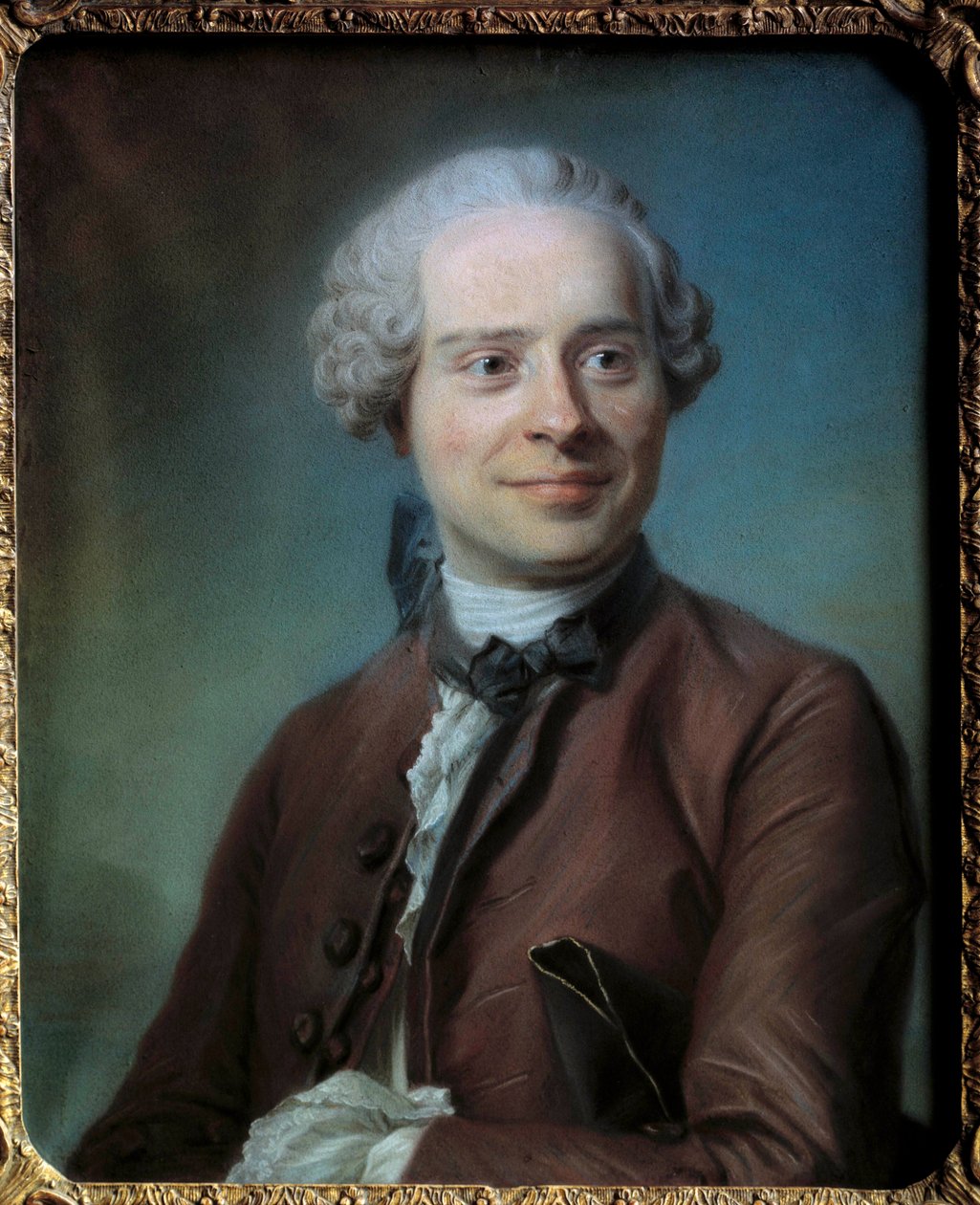 Porträtt av Jean Le Rond d