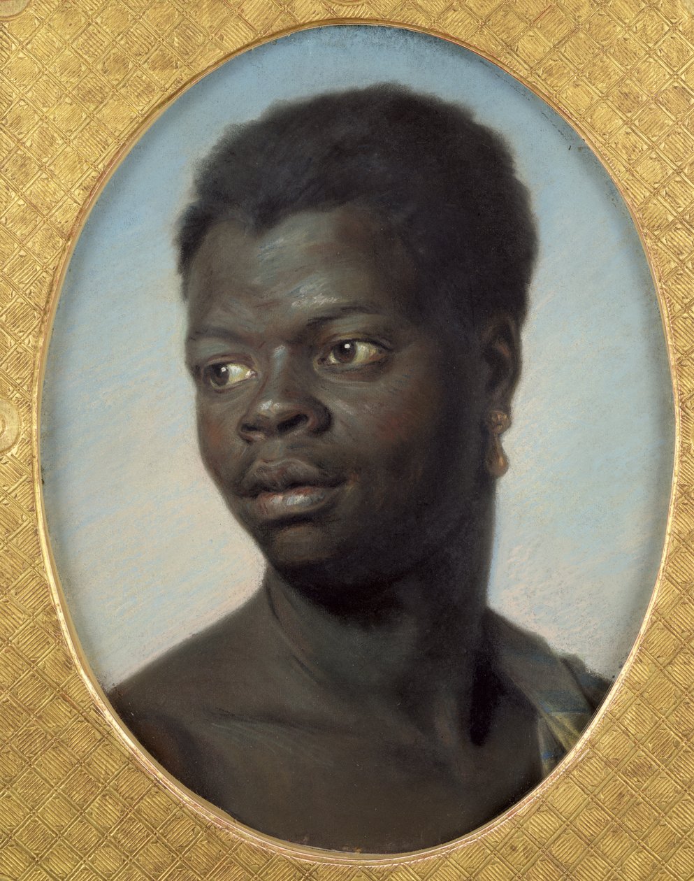 Porträtt av en ung svart, ca 1751 (pastell på papper) av Maurice Quentin de La Tour