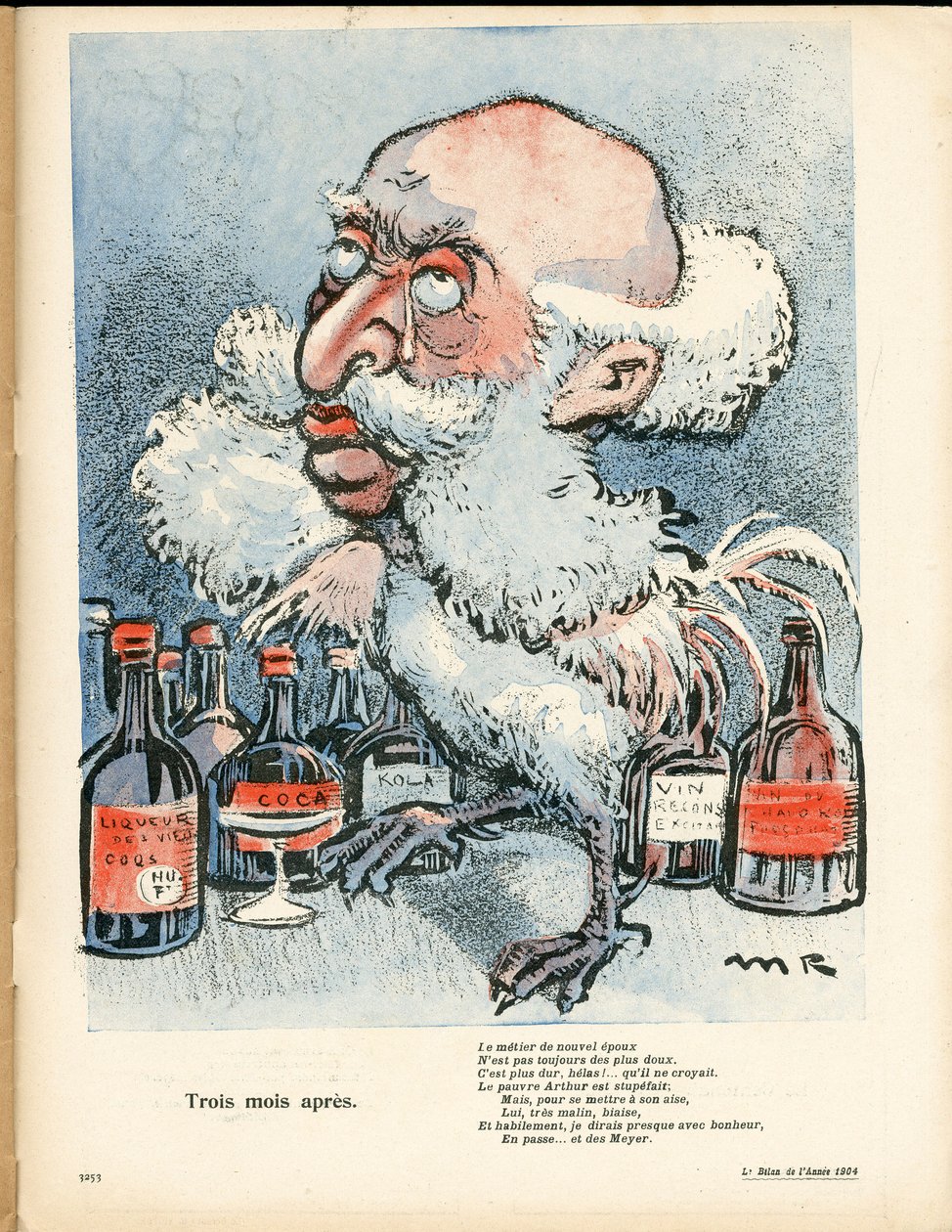 Smörtallriken, nummer 195, satirisk i färg av Maurice Radiguet