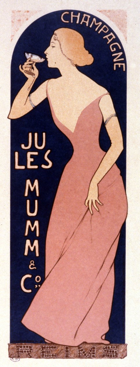 Champagne Jules Mumm av Maurice Realier Dumas