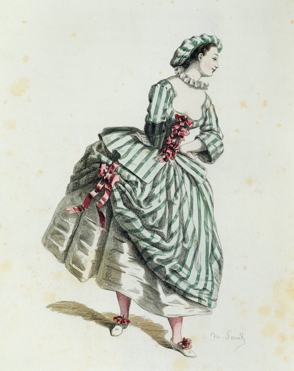 Corallina 1744, av Maurice Sand (1823-1889) av Maurice Sand