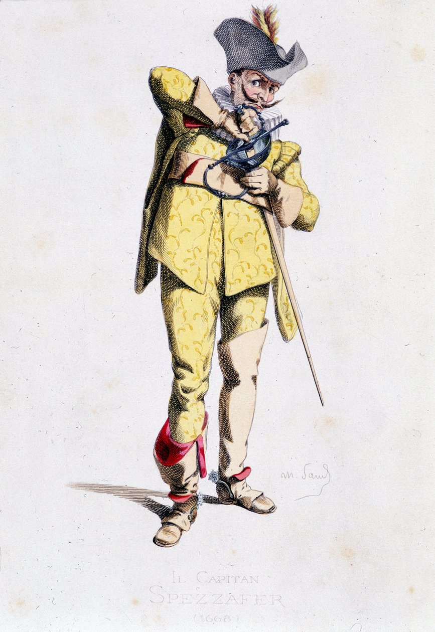 He Capitan Spezzafer (kapten Fracasse) av Maurice Sand